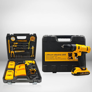 Kit Taladro Atornillador Eléctrico Recargable