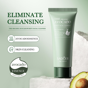 Limpiador facial de aguacate orgánico
