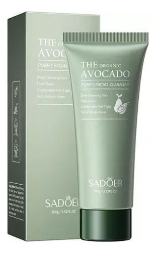 Limpiador facial de aguacate orgánico