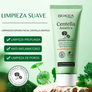 Limpiador calmante de centella asiática