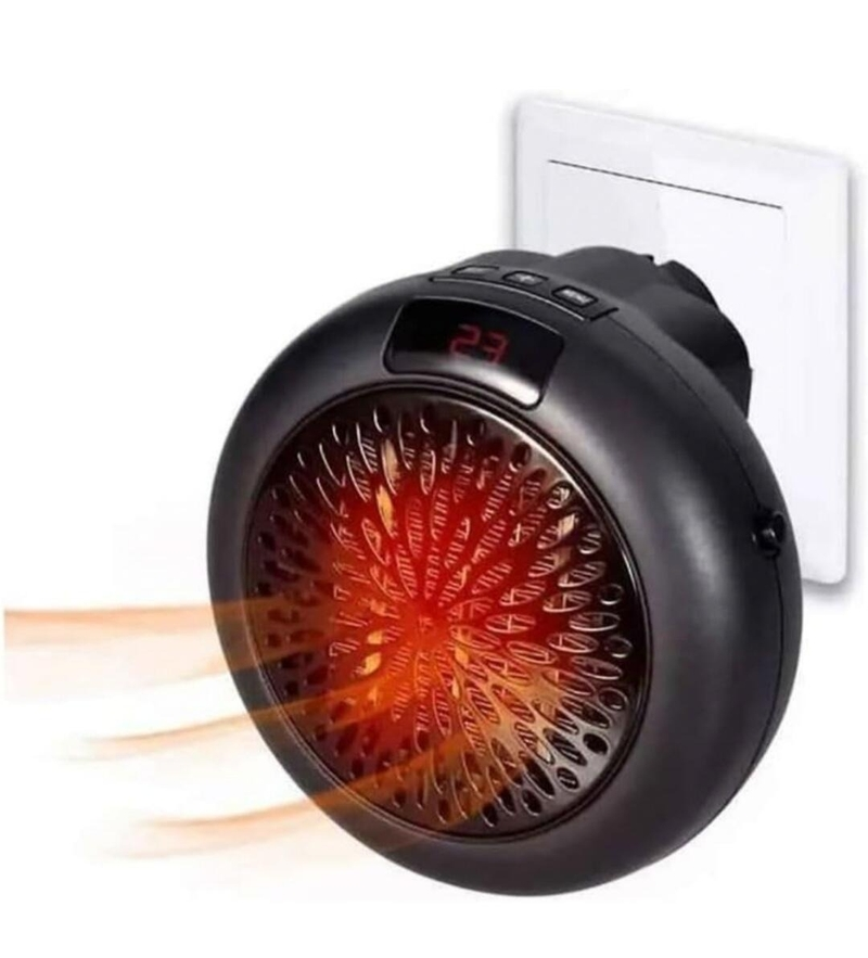 Calefactor Portátil 900W con Temporizador