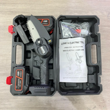 Mini motosierra eléctrica recargable