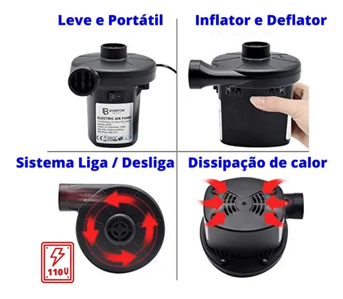 Inflador Eléctrico Portátil