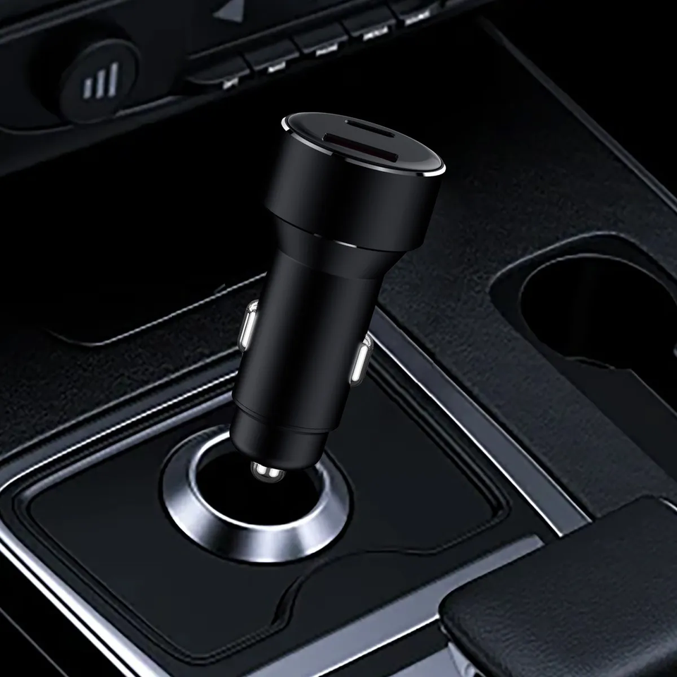 Cargador Vehicular Dual USB y USB-C