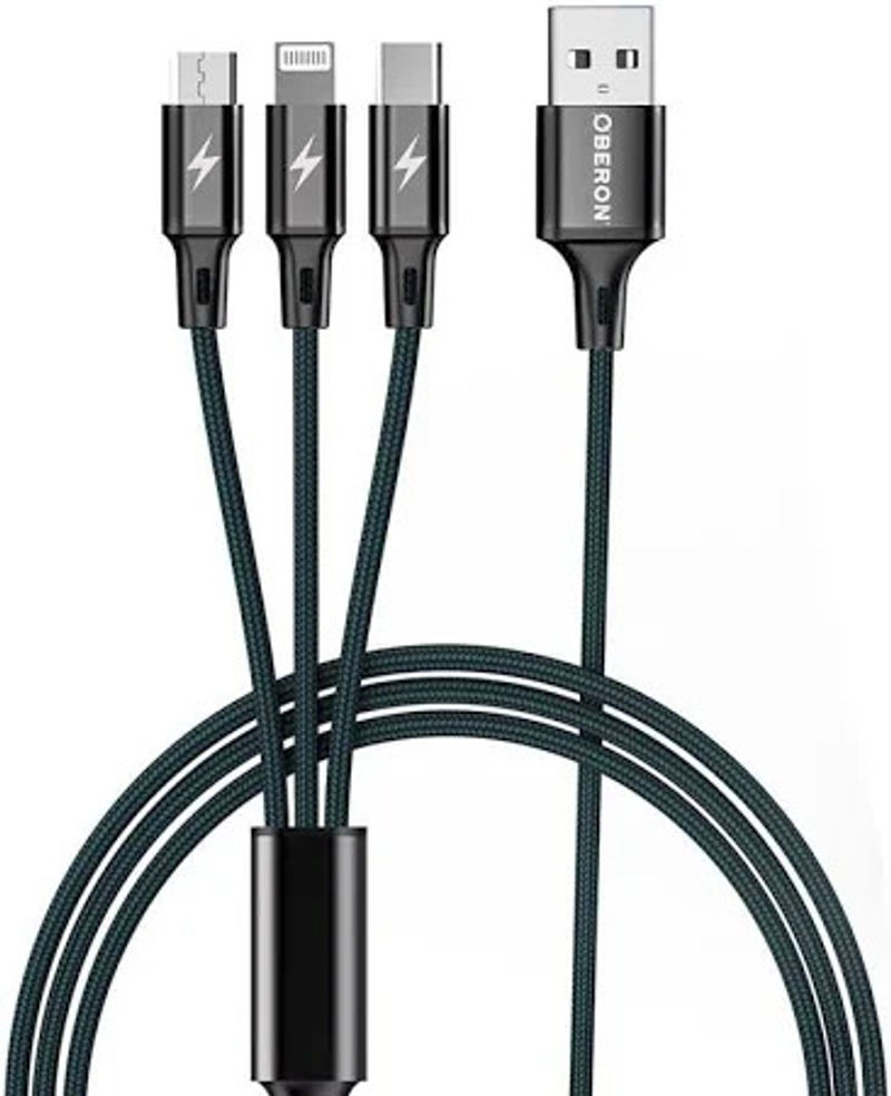 Cable de carga múltiple 3 en 1
