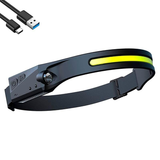 Linterna frontal con sensor LED