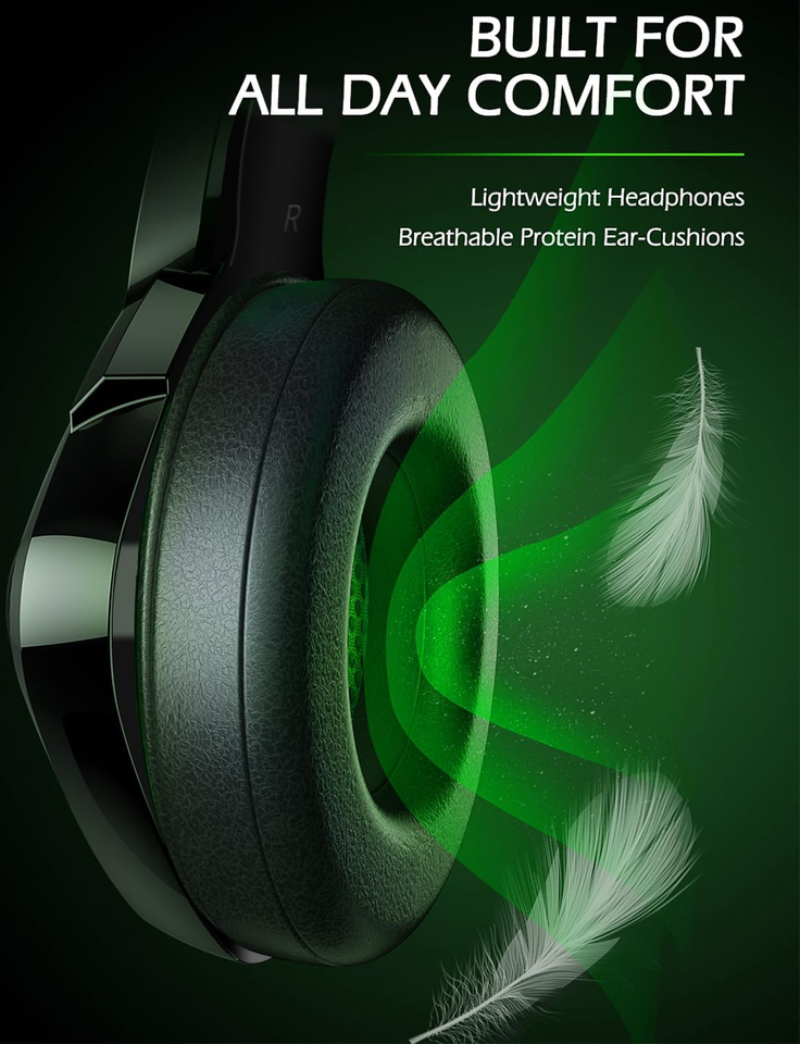 Auriculares A66 con luz RGB