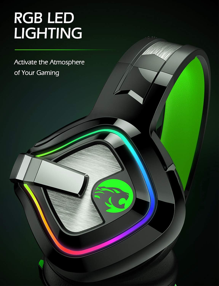 Auriculares A66 con luz RGB